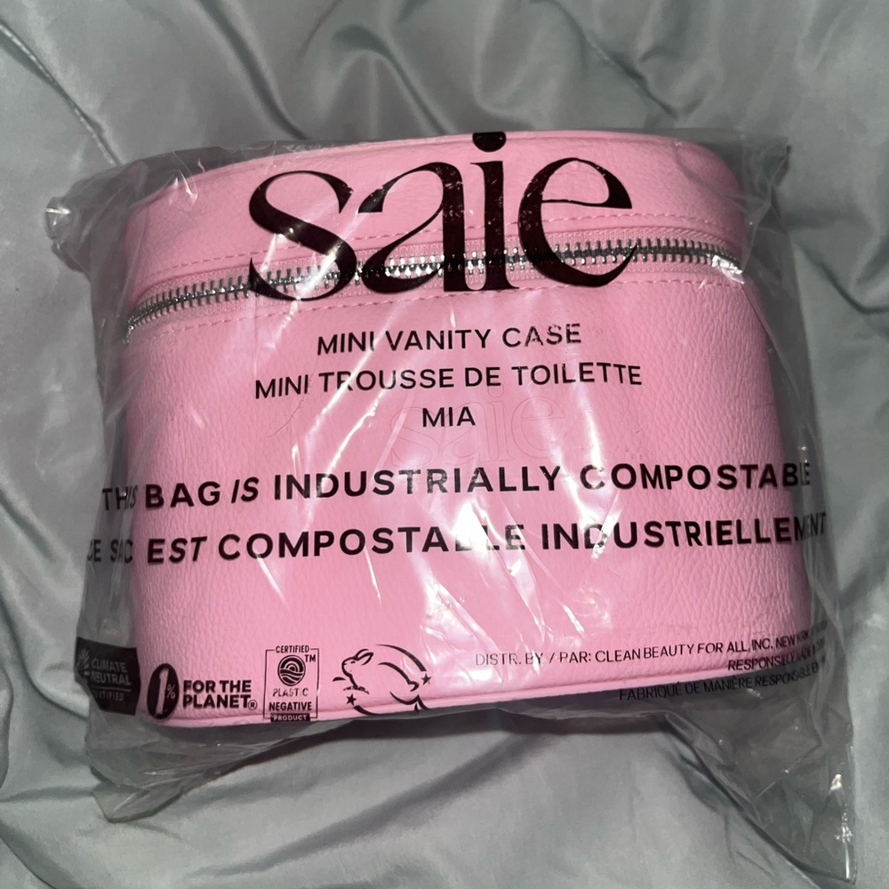 Saie Pink Mini Vanity Bag
